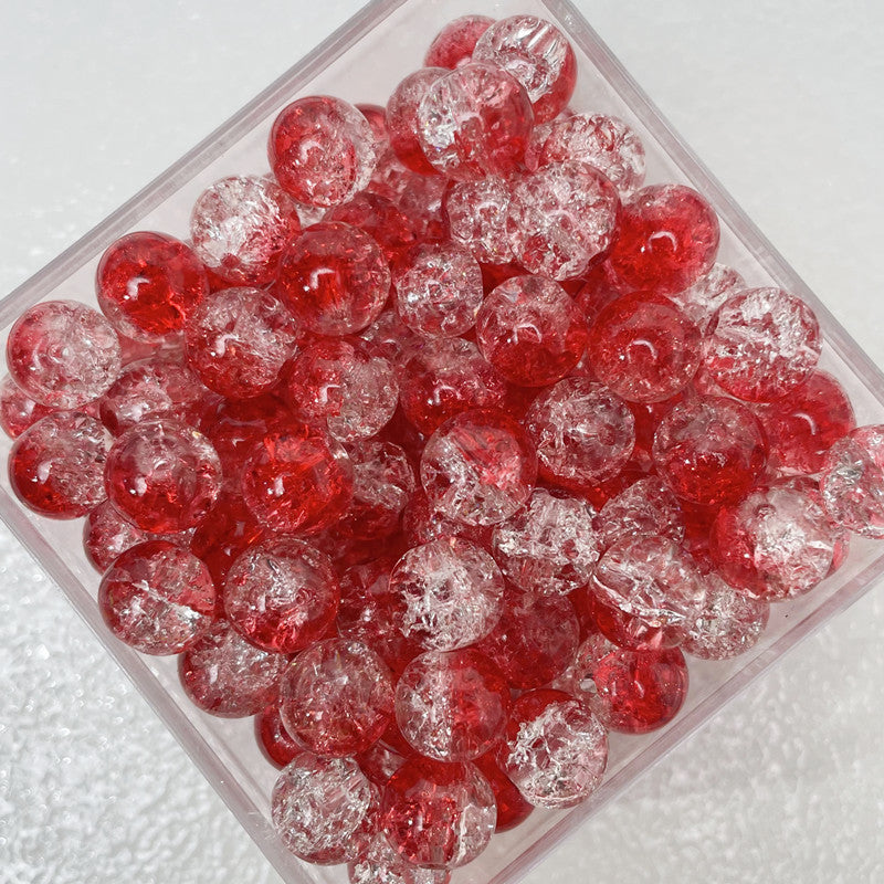 Wholesale 50pcs/pack 10mm Crack Popped Beads